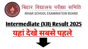 BSEB inter Result 2025